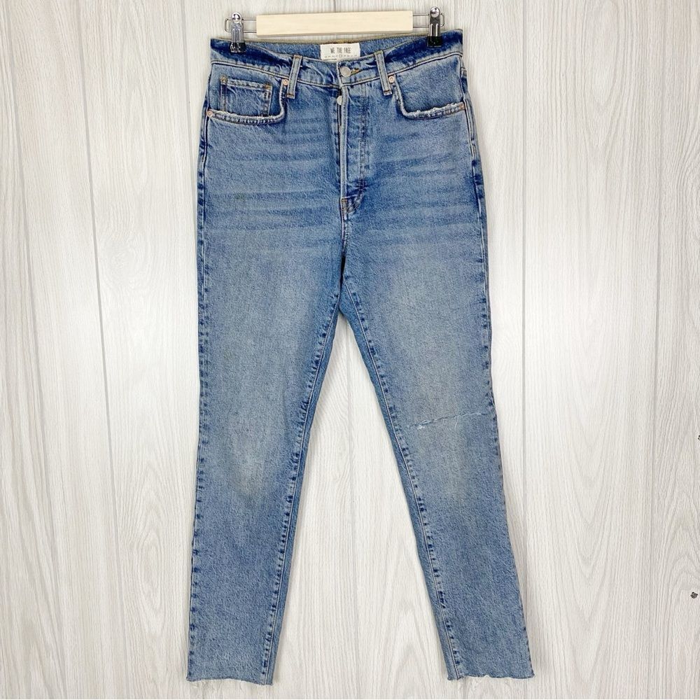 Free People | We The Free | High Rise Stella Raw Hem Ankle Skinny Jeans Size 28